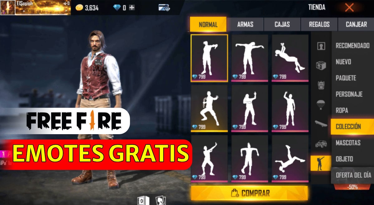 descargar emotes gratis para free fire juegosff guia