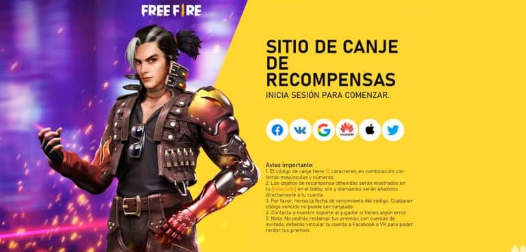 descubre como canjear un codigo en free fire y obten increibles recompensas