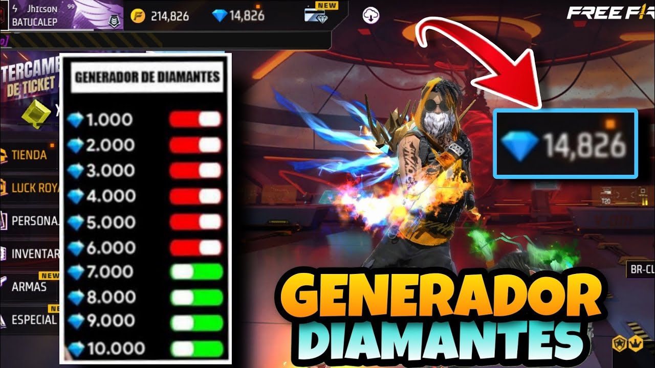 descubre el mejor generador de diamantes para free fire confiable y gratuito