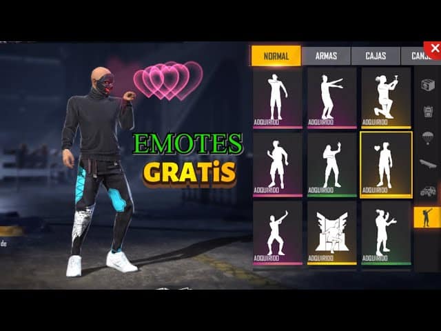 Descubre las mejores opciones para conseguir emotes en Free Fire de forma gratuita