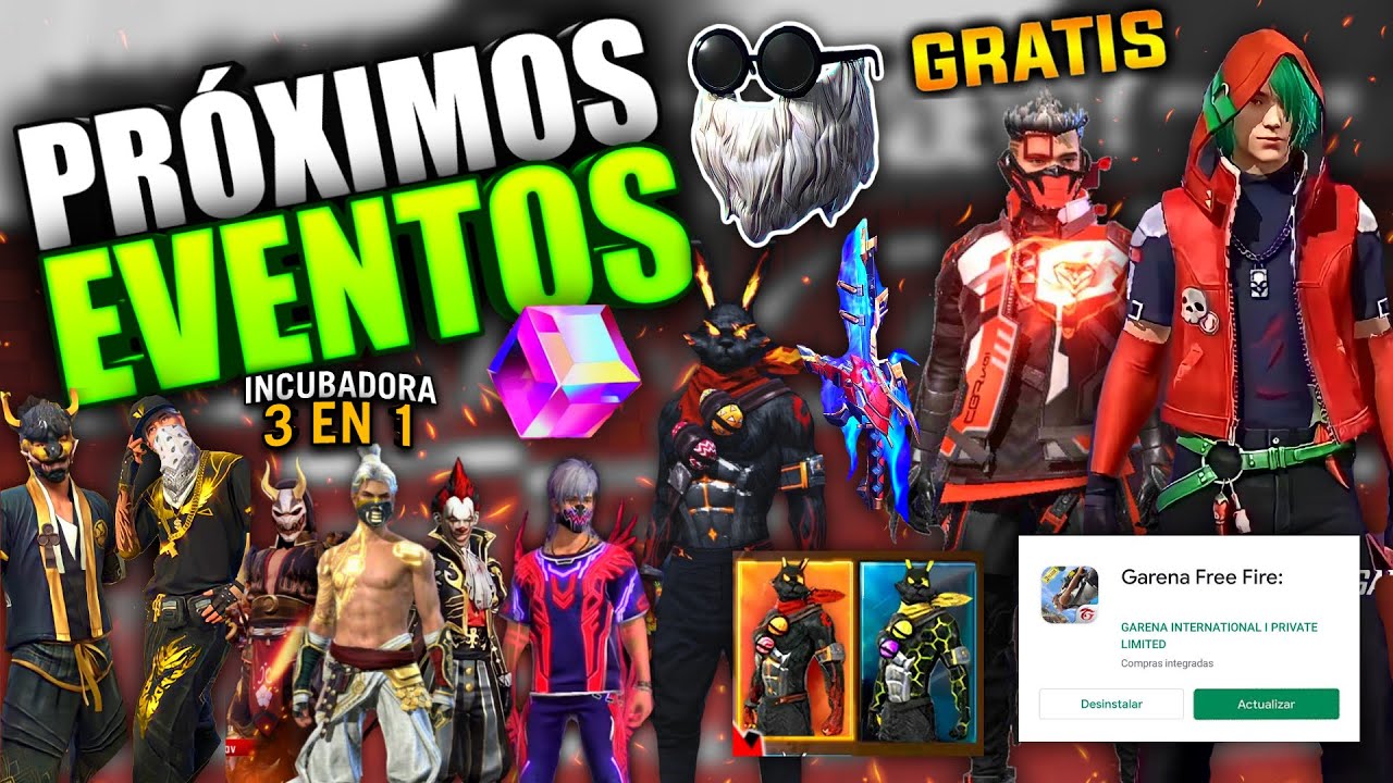 descubre los proximos eventos en free fire armas y diversion asegurada