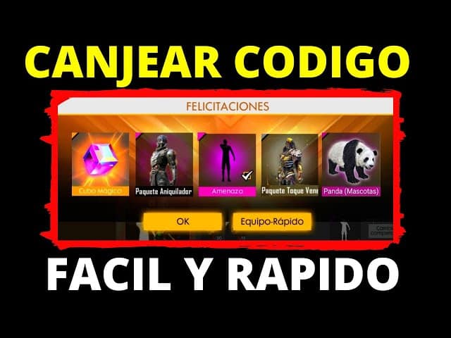 guia completa como canjear un codigo en free fire de manera sencilla y rapida