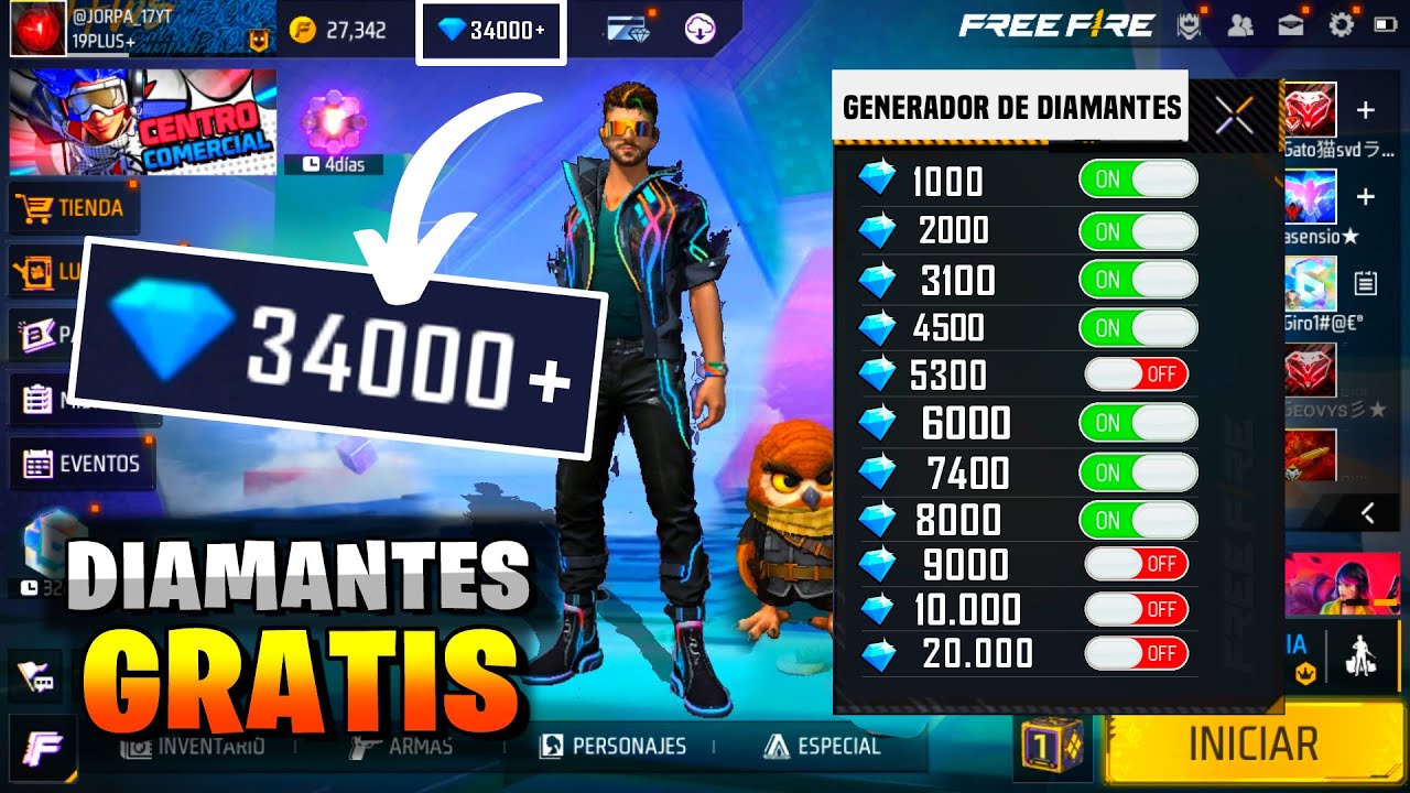 juegosff generador de diamantes gratis para free fire